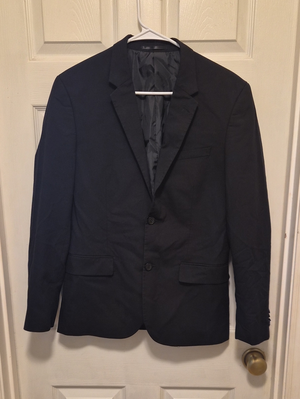 H&M Men's Black Blazer - Notch Lapel Sport Coat